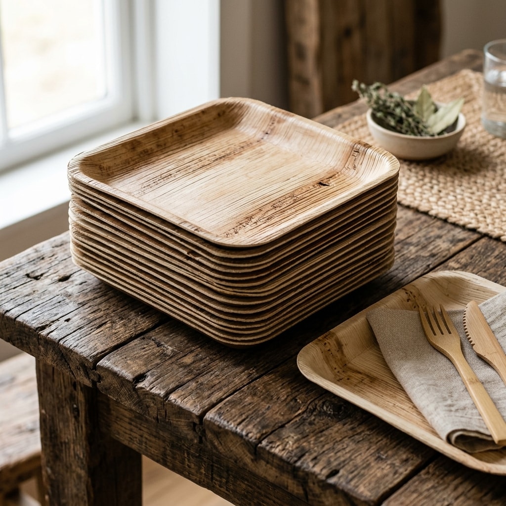 Areca Palm Plates - Certified B2B Export & Wholesale India | Ritkap Global