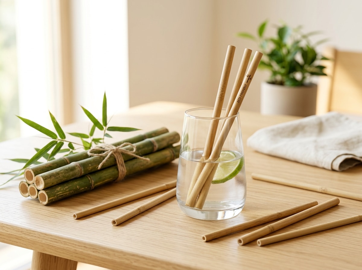 Bamboo Fiber Straws - Certified B2B Export & Wholesale India | Ritkap Global